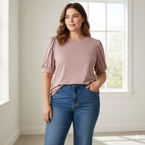 Boden Dusty Pink Short Sleeve Blouse